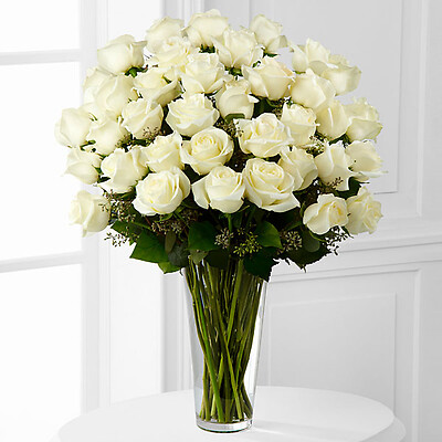 The White Rose Bouquet - 36 Stems