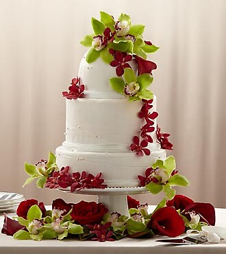 The Elegant Orchid Cake D&amp;eacute;cor