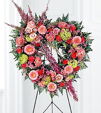 Eternal Rest Heart Wreath